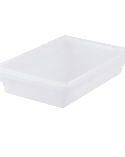 Winco PFHW-3 Hộp Bảo Quản Thực Phẩm - 18x12x7.6 cm, Xếp Chồng Được, Trắng