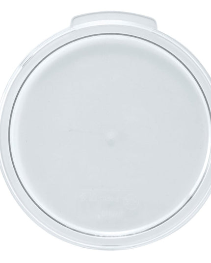 Winco PTRC-24C Nắp Tròn Cho Hộp Đựng Thực Phẩm 2 & 3.8 lít, Polypropylene, Trong Mờ