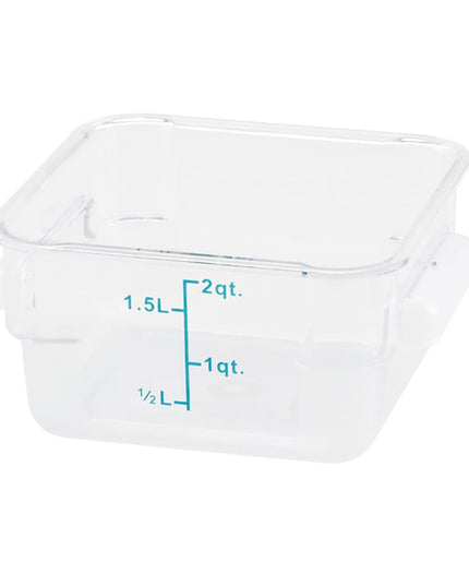 Hộp Đựng Thực Phẩm Vuông Winco PTSC-2 1.9 lít - Trong Mờ