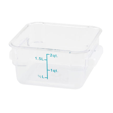Hộp Đựng Thực Phẩm Vuông Winco PTSC-2 1.9 lít - Trong Mờ