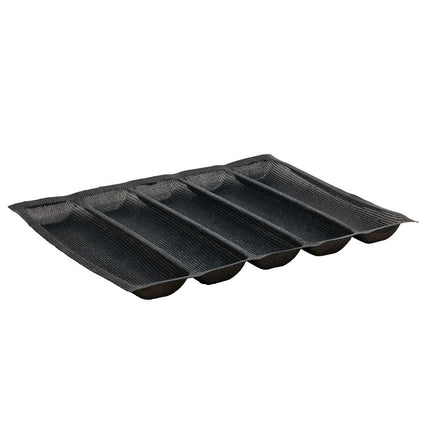 Khuôn Bánh Mì Winco SBF-5K 5 Ngăn Silicone Đen
