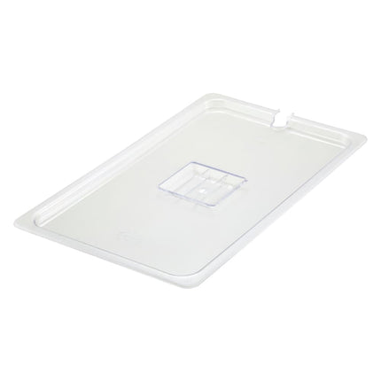 Nắp Khay Thực Phẩm Winco SP7100C Poly-Ware, Cỡ 1/1, Có Rãnh, Polycarbonate