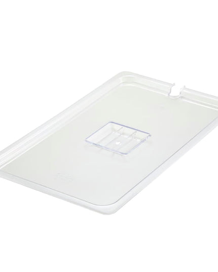 Nắp Khay Thực Phẩm Cỡ 1/2 Winco SP7200C Có Tay Cầm, Polycarbonate, Trong Suốt