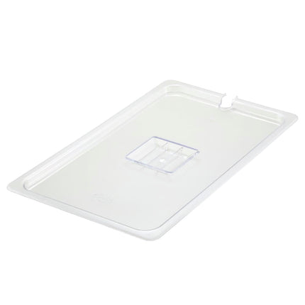 Nắp Khay Thực Phẩm Cỡ 1/2 Winco SP7200C Có Tay Cầm, Polycarbonate, Trong Suốt