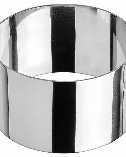 Khuôn Bánh Tròn Winco SPM-31R 7.6 x 4.4 cm Thép Không Gỉ