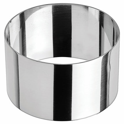 Khuôn Bánh Tròn Winco SPM-31R 7.6 x 4.4 cm Thép Không Gỉ