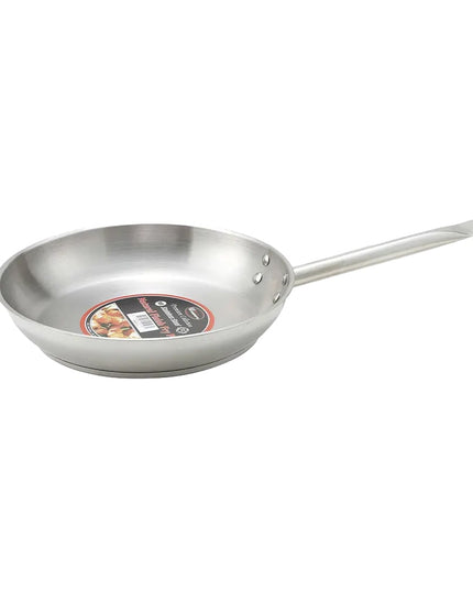 Chảo Rán Thép Không Gỉ Winco SSFP-11 27.9 cm Tay Cầm Kim Loại Đặc