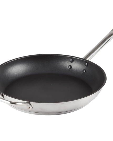 Chảo Rán Thép Chống Dính Winco SSFP-12NS 31.8 cm Tay Cầm Kim Loại Đặc
