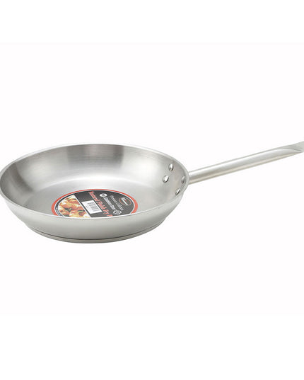 Chảo Chiên Thép Không Gỉ Winco SSFP-14 36.2 cm Tay Cầm Kim Loại Đặc