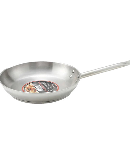 Chảo Rán Thép Không Gỉ Winco SSFP-8 20.3 cm Tay Cầm Kim Loại Đặc
