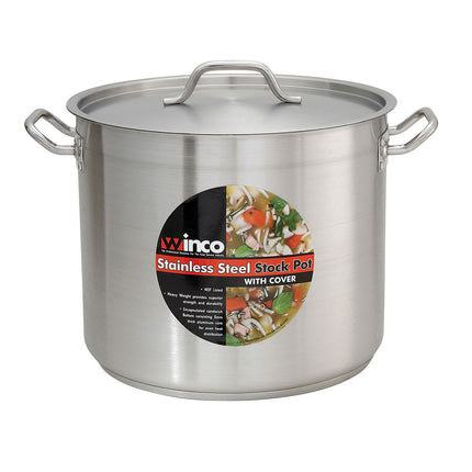 Nồi Hầm Winco SST-24 22.7 l Thép Không Gỉ Nắp Từ Tính