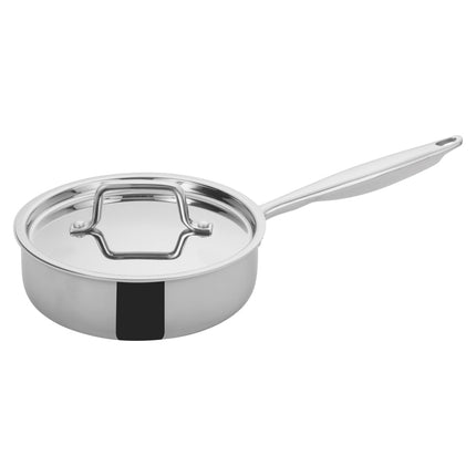 Chảo Xào Winco TGET-2 20.3 cm Thép Không Gỉ Dùng Cho Bếp Từ
