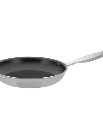Chảo Chiên Thép Chống Dính Winco TGFP-12NS 30.5 cm Tay Cầm Kim Loại Đặc