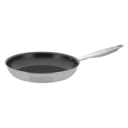 Chảo Rán Winco TGFP-8NS Thép Chống Dính 20.3 cm Tay Cầm Kim Loại