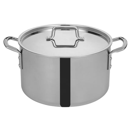 Nồi Inox Winco TGSP-16 15.1 lít Có Nắp Từ
