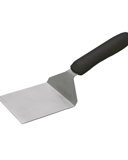 Xẻng Lật Bít Tết/Burger Lệch Tâm Winco TKP-41 10.5 cm Cán Nhựa Đen Thép Không Gỉ