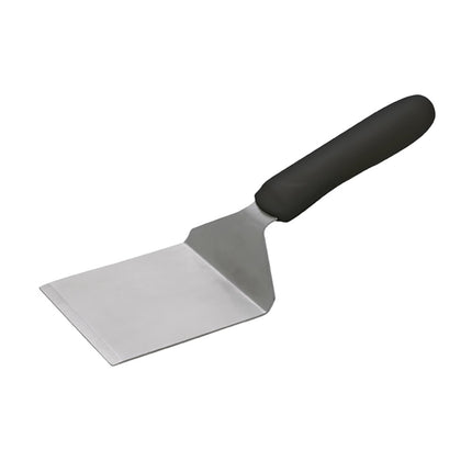 Xẻng Lật Bít Tết/Burger Lệch Tâm Winco TKP-41 10.5 cm Cán Nhựa Đen Thép Không Gỉ