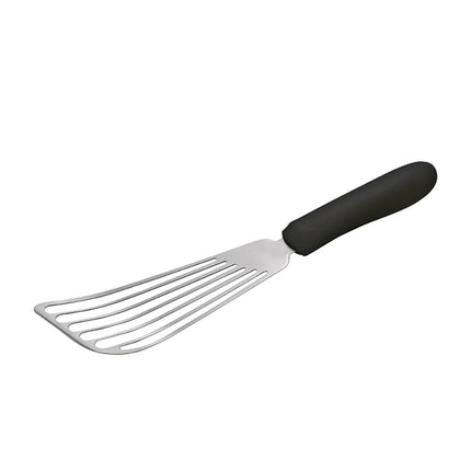 Xẻng Lật Cá Có Rãnh Winco TKP-60 17.1 cm Tay Cầm Polypropylene Đen Thép Không Gỉ