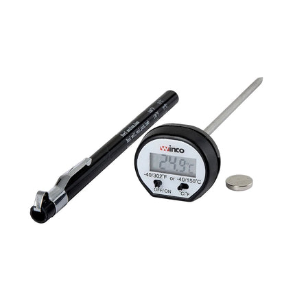 Winco TMT-DG1 Nhiệt Kế Bỏ Túi Kỹ Thuật Số Thân 12 cm, -40 Đến 302 Độ F