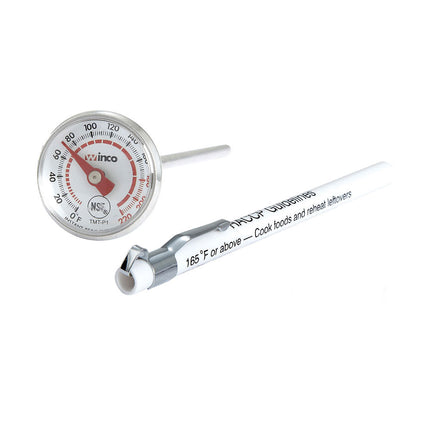 Winco TMT-P1 Nhiệt Kế Bỏ Túi Mặt Số 2.5 cm Cọc 12.7 cm, 0 Đến 220 Độ F