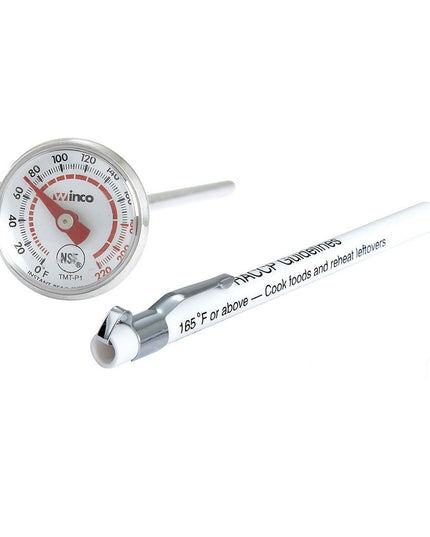 Nhiệt Kế Bỏ Túi Winco TMT-P1 Mặt Đồng Hồ 2.5 cm Cán 12.7 cm 0 Đến 220 Độ F