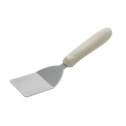 Xẻng Lật Mini Lệch Winco TWP-30 5.1 cm Tay Cầm Nhựa Trắng Thép Không Gỉ