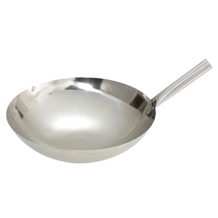 Chảo Xào Winco WOK-14N Thép Không Gỉ 35.6 cm
