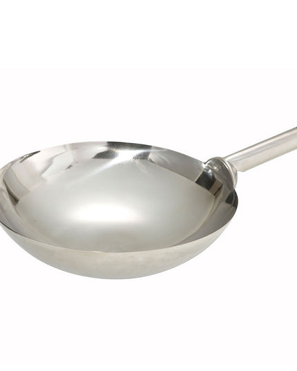 Chảo Xào Winco WOK-16W Thép Không Gỉ 40.6 cm Không Đinh Tán Bên Trong