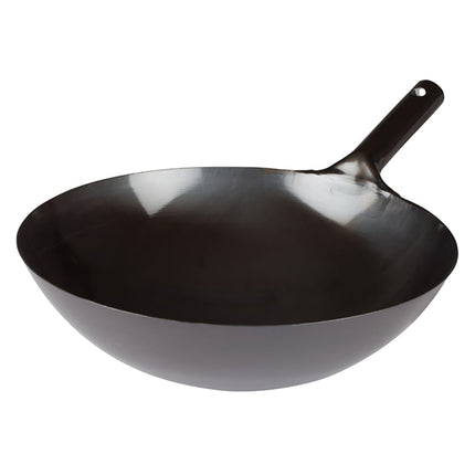 Chảo Xào Winco WOK-36 Thép Cacbon 40.6 cm Không Đinh Tán Bên Trong
