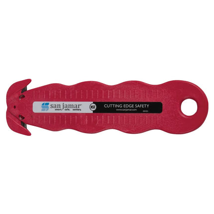 Dao Rọc Hộp San Jamar KK401 Lưỡi Âm NSF Đỏ