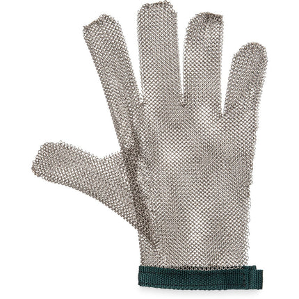 Găng Tay Chống Cắt San Jamar MGA515XL Cỡ XL Thép Không Gỉ Viền Cổ Tay Xanh Lá