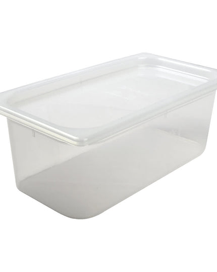 San Jamar MP13 Khay Đựng Thực Phẩm ModPan Cỡ 1/3 - Xếp Chồng Được, Polypropylene, Trong Suốt