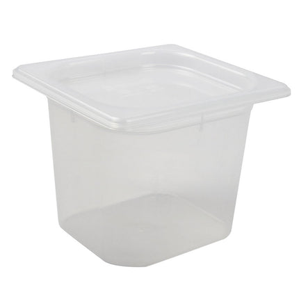 Hộp Đựng Thực Phẩm San Jamar MP16 Cỡ 1/6 ModPan Có Nắp - Xếp Chồng Được, Nhựa Polypropylene, Trong Suốt