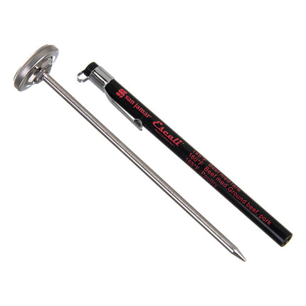 San Jamar THDLF Escali Nhiệt Kế Bỏ Túi Mặt Đồng Hồ 12.7 cm Dải Nhiệt 0° - 220°F