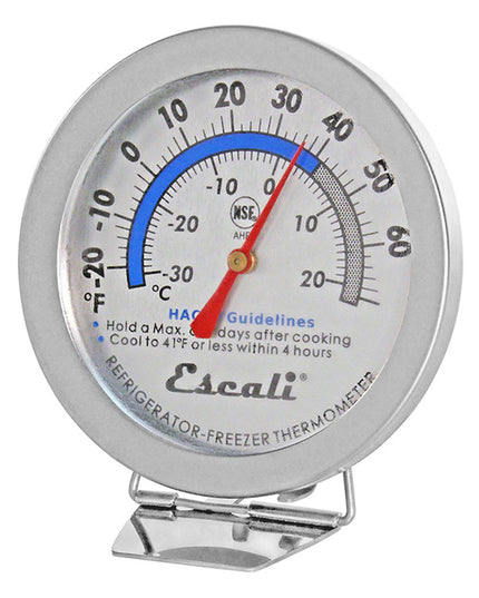 Nhiệt Kế Tủ Lạnh/Tủ Đông San Jamar THDLRFSS Escali Mặt Số 7.3 cm 20° Đến 70°F