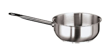 Chảo Xào Paderno 11113-24 3.3 lít Thép Không Gỉ Cong
