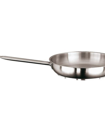 Chảo Rán Thép Không Gỉ Paderno 11114-28 27.9 cm Tay Cầm Kim Loại Rỗng