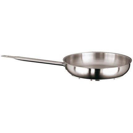 Chảo Rán Thép Không Gỉ Paderno 11114-28 27.9 cm Tay Cầm Kim Loại Rỗng