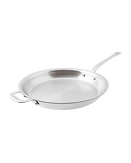 Chảo Rán Nhôm/Thép Không Gỉ Paderno 12214-36 35.9 cm Tay Cầm Thép Không Gỉ