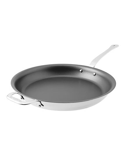 Chảo Rán Nhôm/Thép Không Gỉ Paderno 12217-36 36 cm Tay Thép Không Gỉ