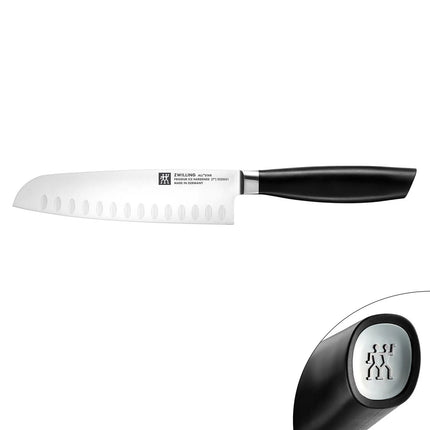 (1 piece) ZWILLING | All Star Santoku Knife – 180 mm Blade - FRIODUR Ice-Hardened - Made in Germany