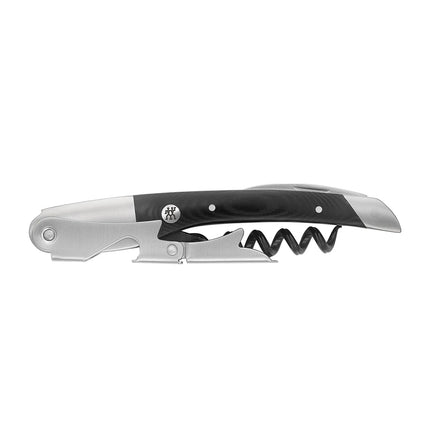 (1 piece) ZWILLING | Sommelier 3‑in‑1 Waiter’s Knife – Micarta Handle, Non‑Stick Spindle – 18/10 Stainless, Matte