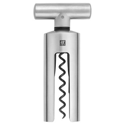 (1 piece) ZWILLING | Sommelier Corkscrew – 18/10 Stainless Steel, Matt, 190 mm, Non‑Stick Spindle, Ergonomic