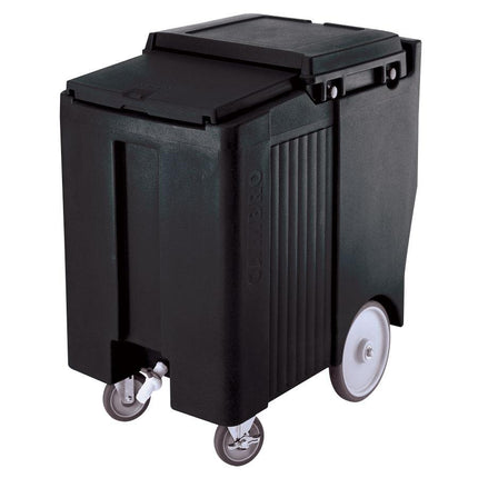 Thùng đá di động nắp trượt màu đen Cambro ICS175TB110 SlidingLid - Sức chứa 79 kg mẫu cao