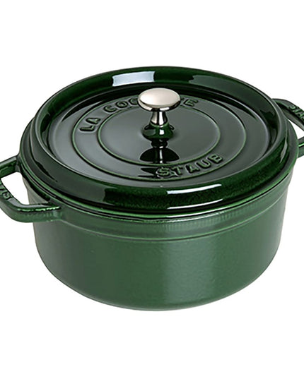 Nồi Cocotte Gang Tráng Men Staub 1003982 6.6 lít Có Nắp Màu Basil