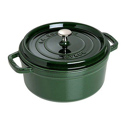Nồi Cocotte Gang Tráng Men Staub 1003982 6.6 lít Có Nắp Màu Basil