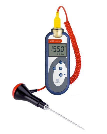 Bộ Nhiệt Kế Thực Phẩm Comark C48/P13 Đầu Dò PK24M - Loại K