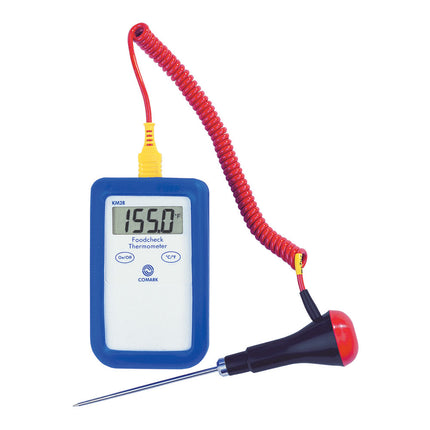 Máy Đo Nhiệt Độ Kỹ Thuật Số Comark KM28/P13 Loại K Thermocouple Đầu Dò 10.2 cm, -40 Đến 1000 Độ F
