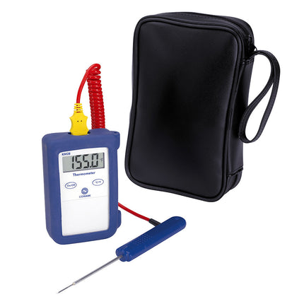 Máy Đo Nhiệt Độ Kỹ Thuật Số Comark KM28/P5 Cặp Nhiệt Điện Loại K Đầu Dò 7.6 cm, -40 Đến 1000 Độ F