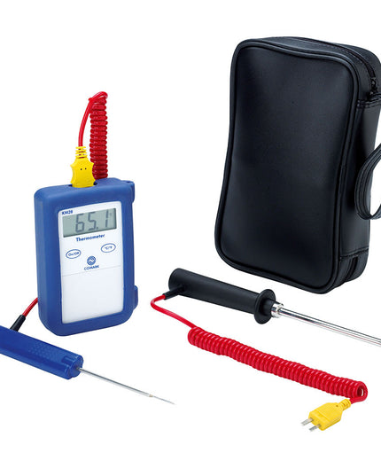 Máy Đo Nhiệt Độ Cặp Nhiệt Điện Loại K Comark KM28/P7, Đầu Dò PK19M & SK22M